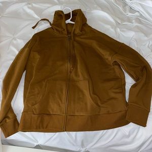 Brown Zip Up Jacket